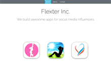 Tablet Screenshot of flexterapp.com
